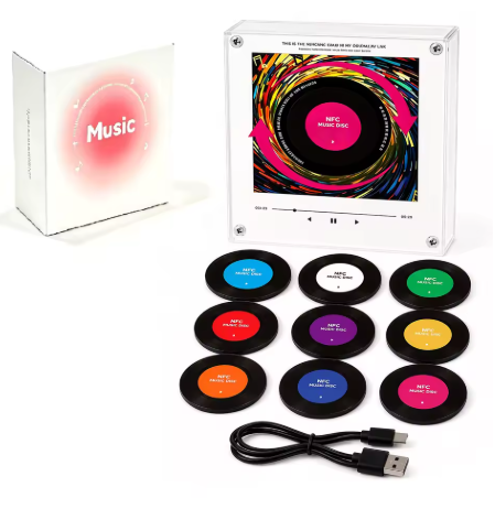 Personalised NFC music CD fridge player